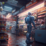 Robot in a supermarket